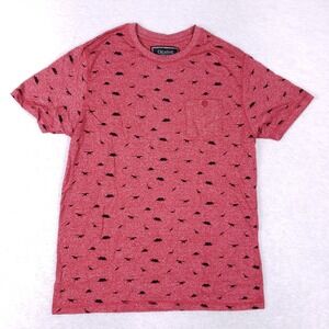 Creative Destruction Pocket T Shirt XL Red Dinosaur All Over Print Modern AOP